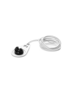 Support microphone miniature, aimant, noir